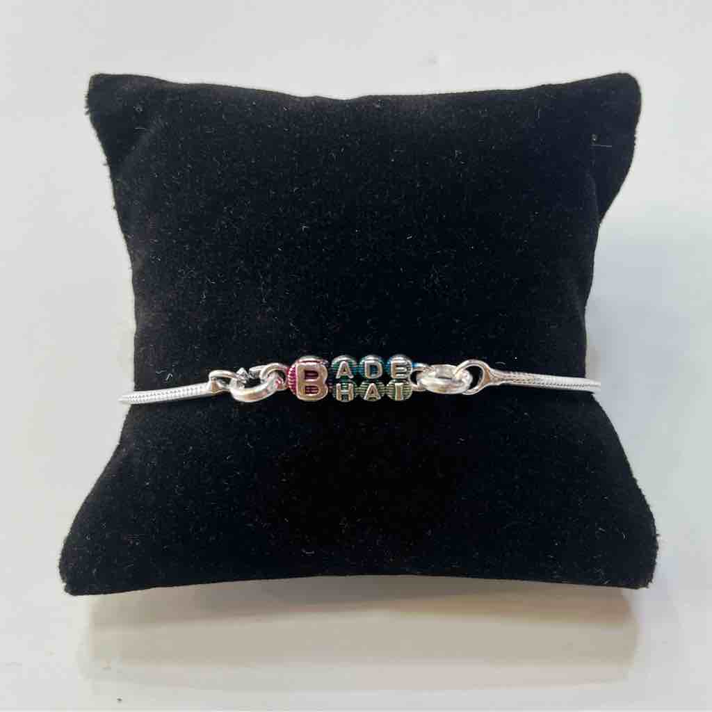 Silver Bade Bhai Pendant Design Rakhi