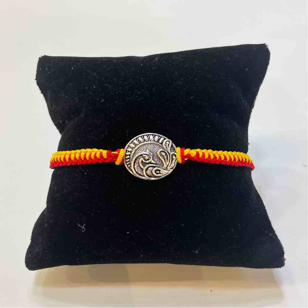 925 silver ??? (peacock) design bhabhi rakhi