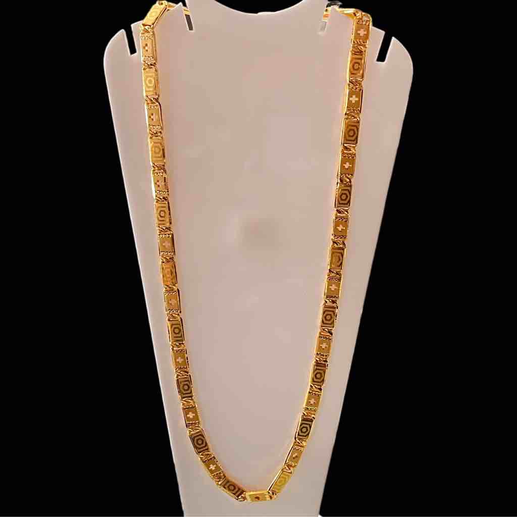 1gm Gold Plated Navabi New Design Chain