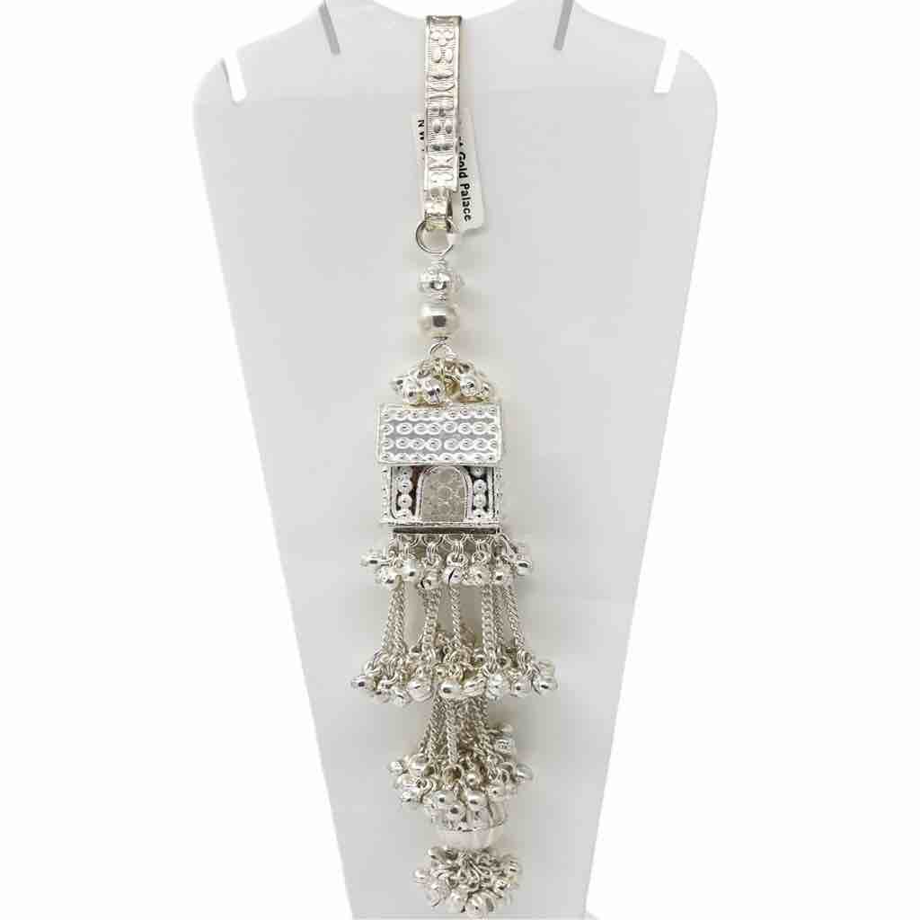 Silver Bombay Fancy Gar And Gugru Heavy Design Judda (waist Keychain)