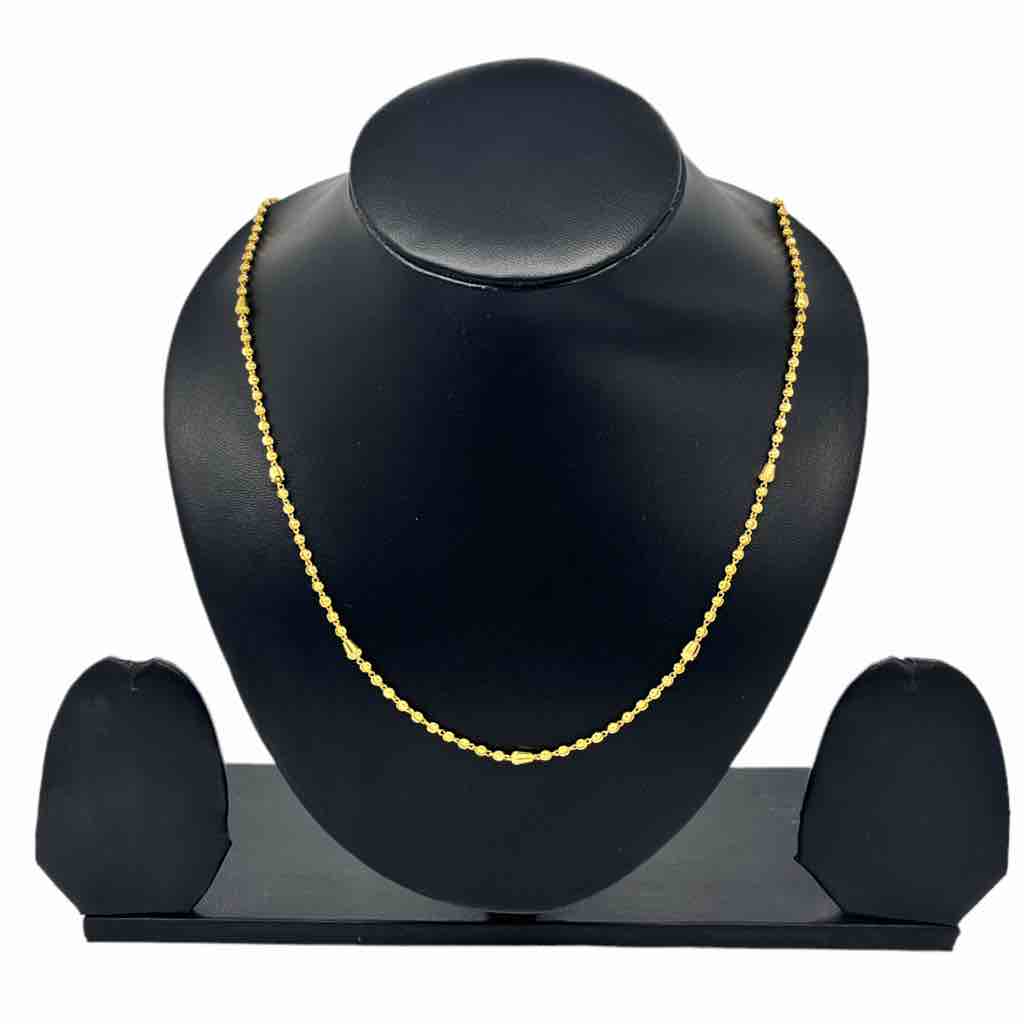 916 Gold Vertical Mala Chain