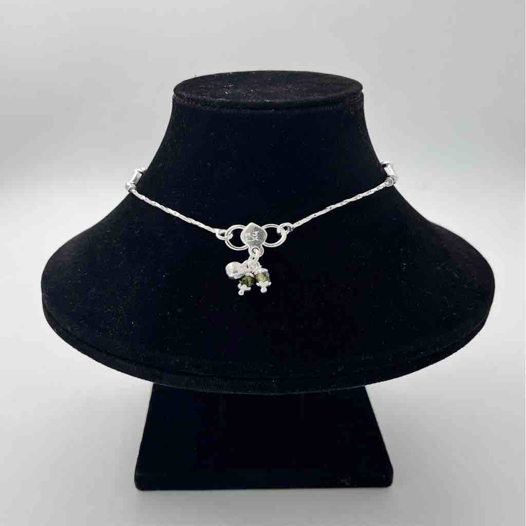 Silver Bombey Fancy Simple And Plain Light Weight Anklets