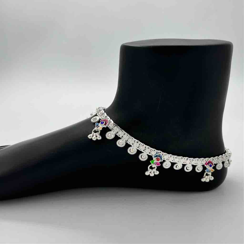 Silver Kismat Fancy Light Weight New Design Payal