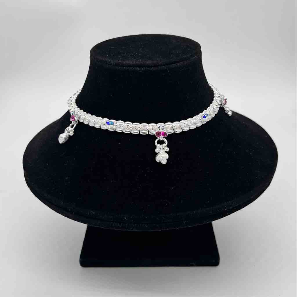 Silver Kismat Fancy Dal Design Payal