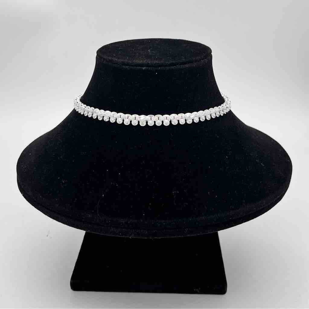 Silver Kismat Single Line Dal Design Payal