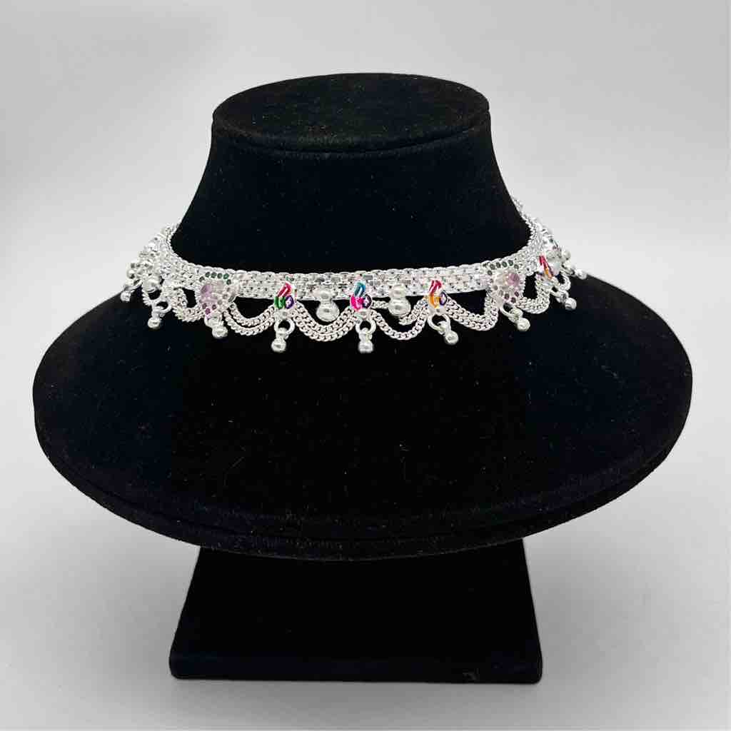 Silver Fancy Aagra Jull Design Payal