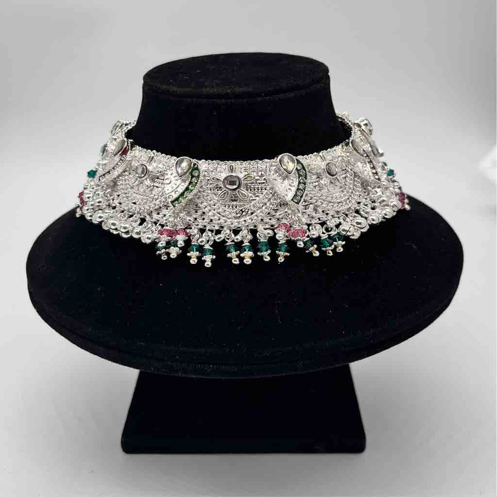 Silver Heavy Bombay Fancy Design Payal