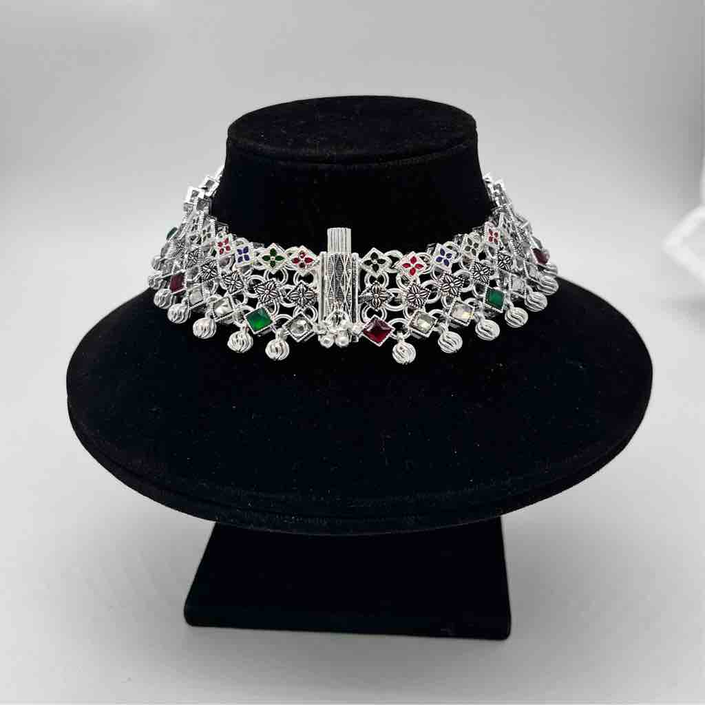 Silver fancy bombay Heavy design anklets
