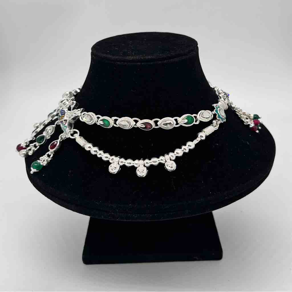Silver Bombay Fancy Design Payal
