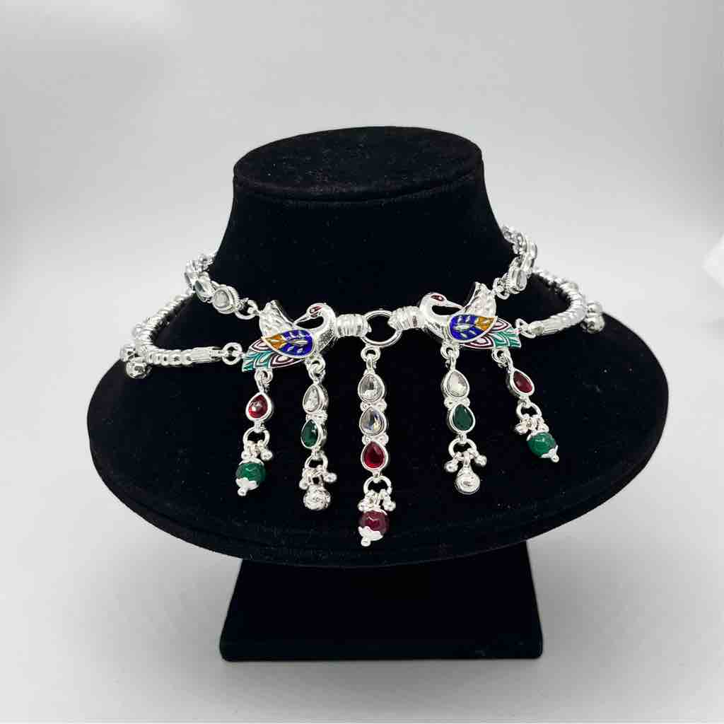 Silver Bombay Fancy Design Payal