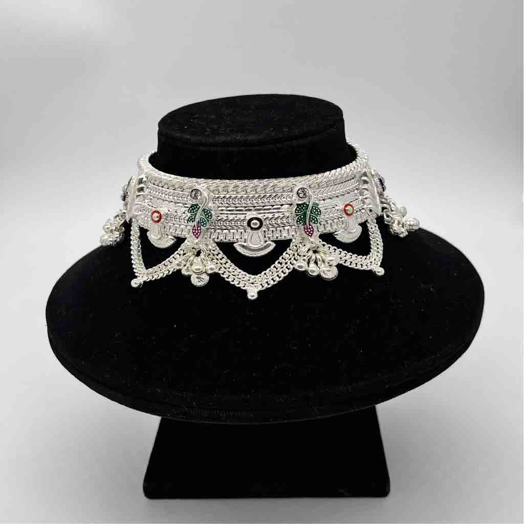 Silver Fancy Heavy Ahmdabadi Payal