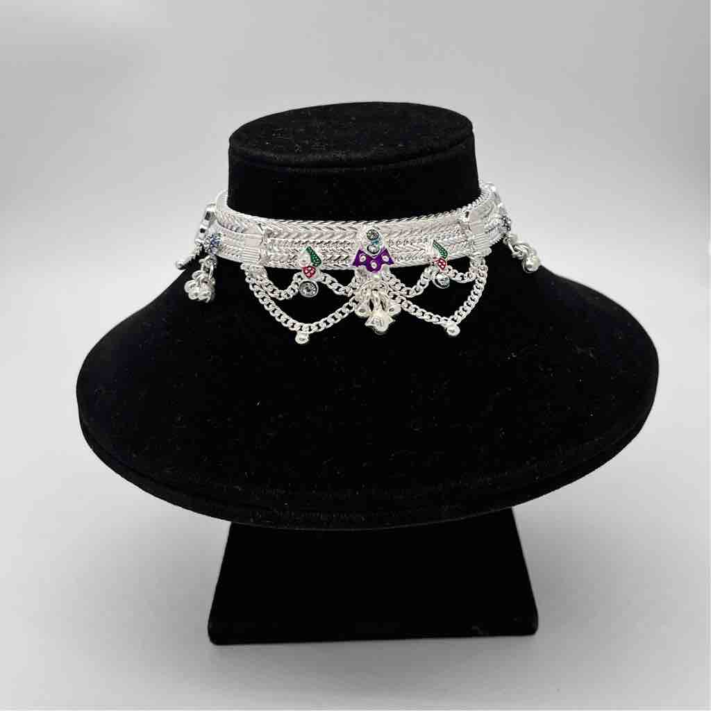 Silver fancy ahmedabadi jull bhari payal