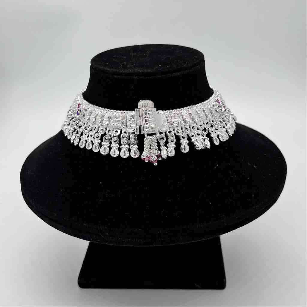 Silver Kismat Fancy Anklets