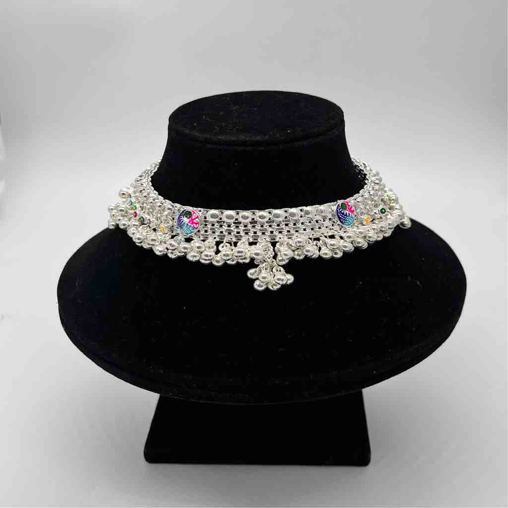 Silver Fancy Aagra Light Weight Chumchum Payal