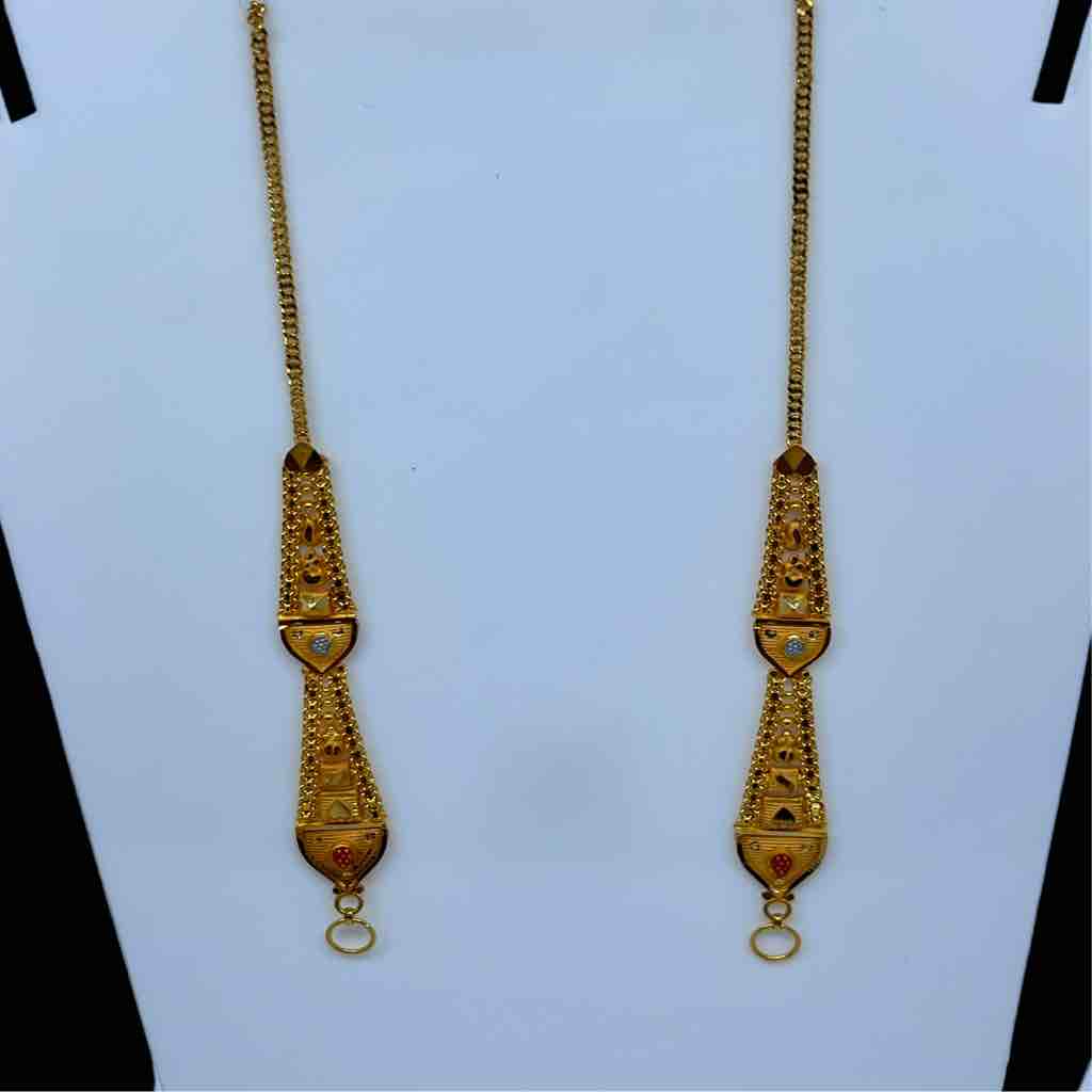 916 Gold Pola Type Fancy Earchain