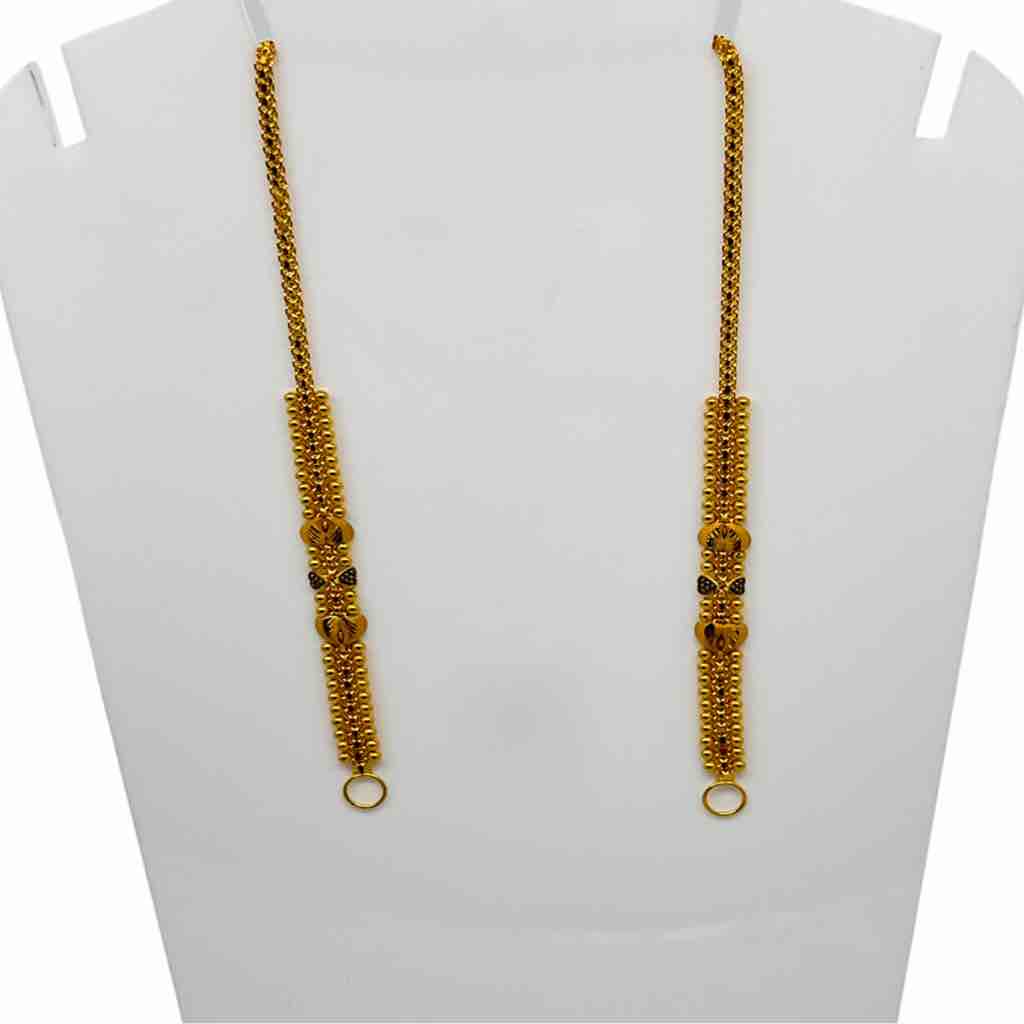 916 Gold New Faishan Fancy Earchain