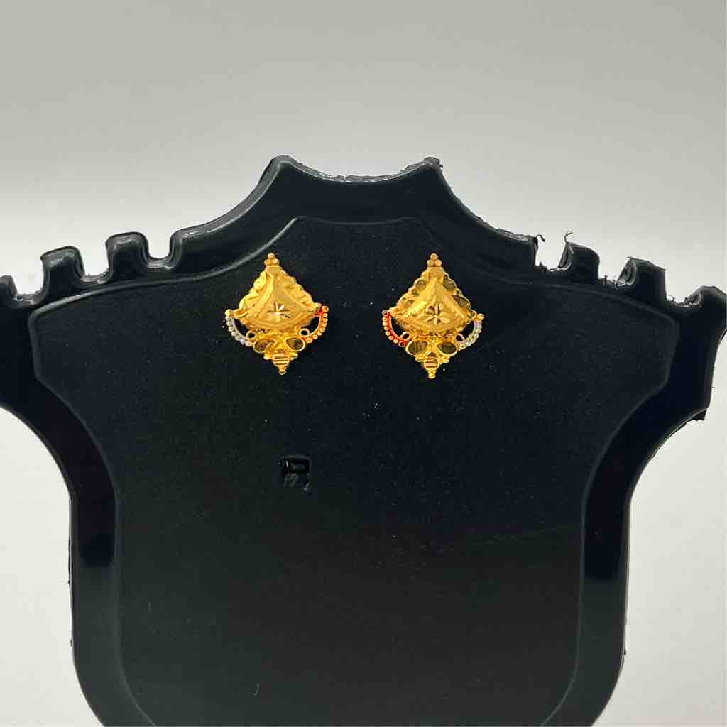 916 Gold China Design Earrings