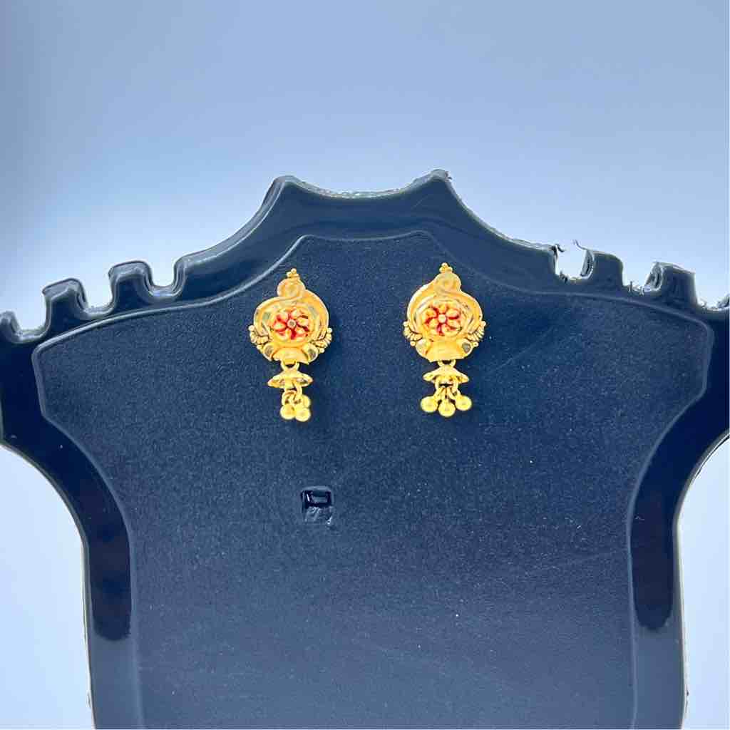 916 gold new Design Earrings