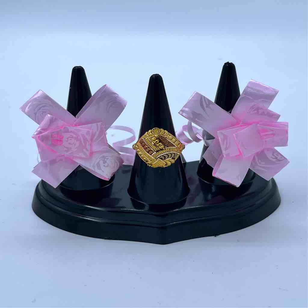 916 gold antique kalkati ring