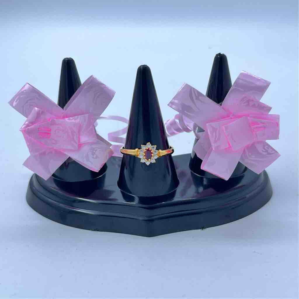 916 Gold Pink Diamond Ring