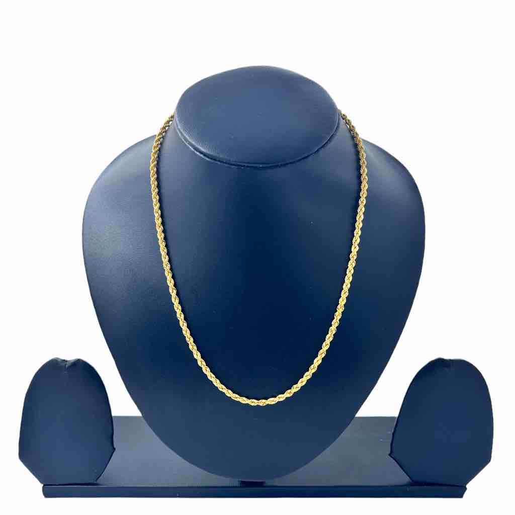 916 Gold Hollow Rassi Design Chain