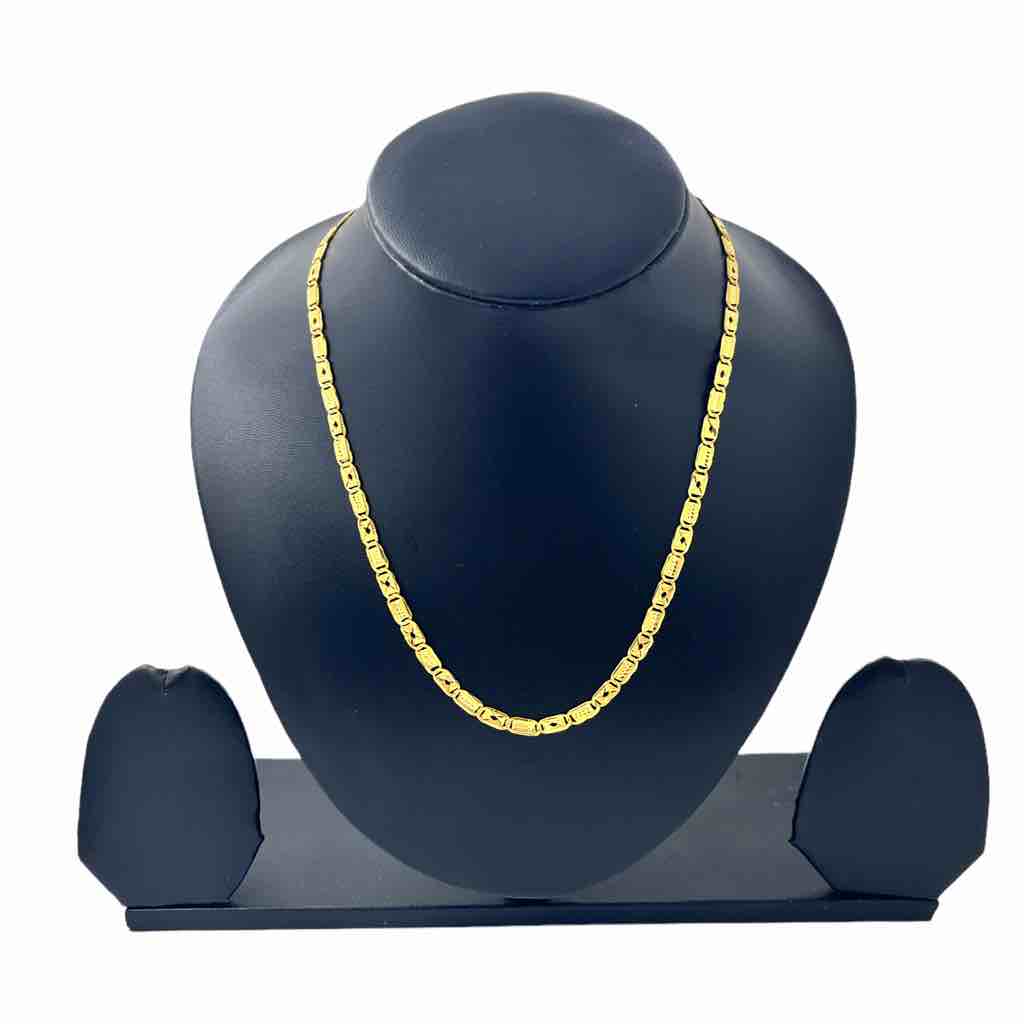 916 Gold Biscuit Design Chain