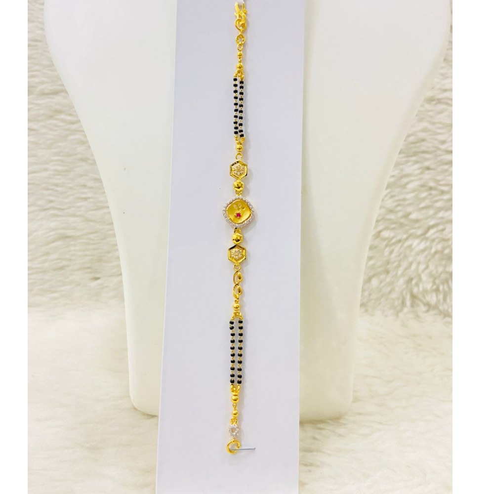 916 gold 2 line bracelet diamond