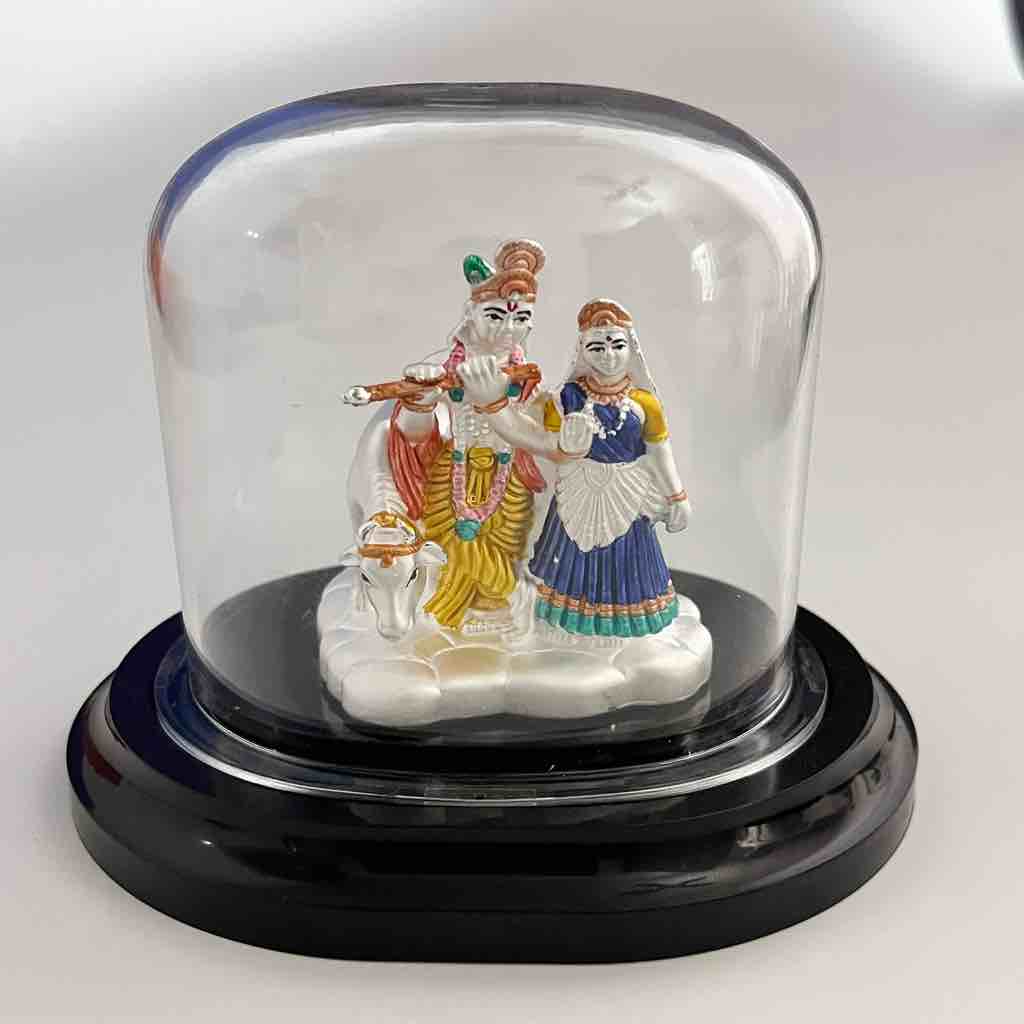 999 Silver Radhe _Krishna Idol