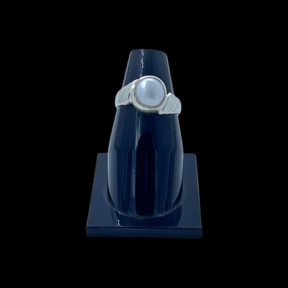 Silver Chandra Stone Ring