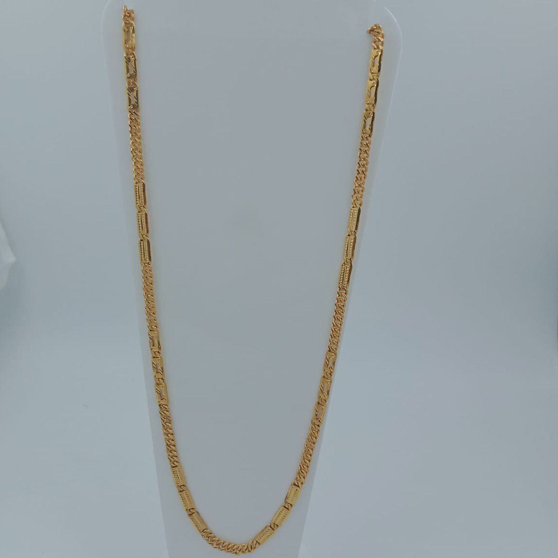 916 Gold Hollow Sachin And Navabi Chain