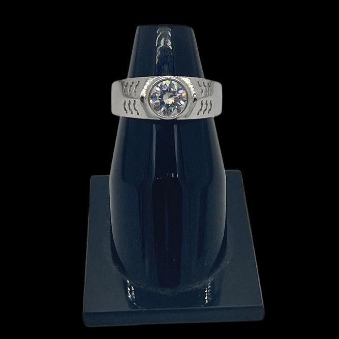 925 sterling one Diamond ring