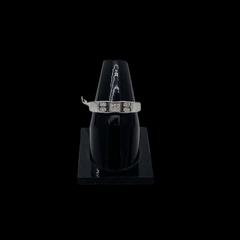 925 sterling fancy diamond gents ring