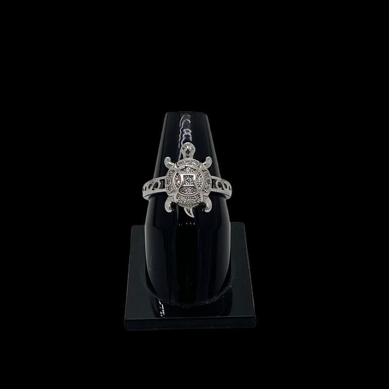 925 sterling fancy tortoise ring