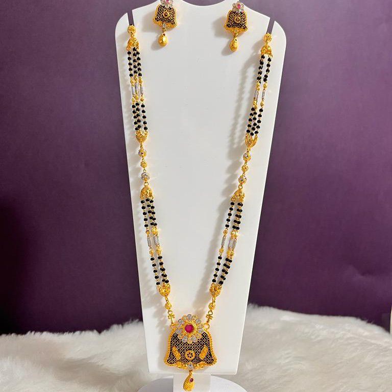 1 Gram Gold Plated In Mangalsutra