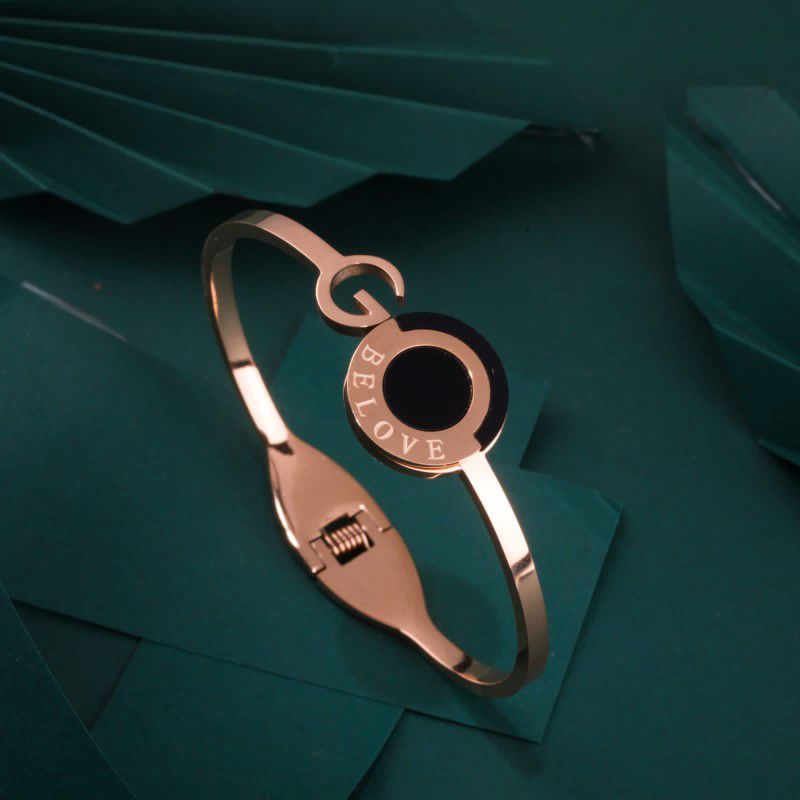 999 rose gold g letter fancy ladies