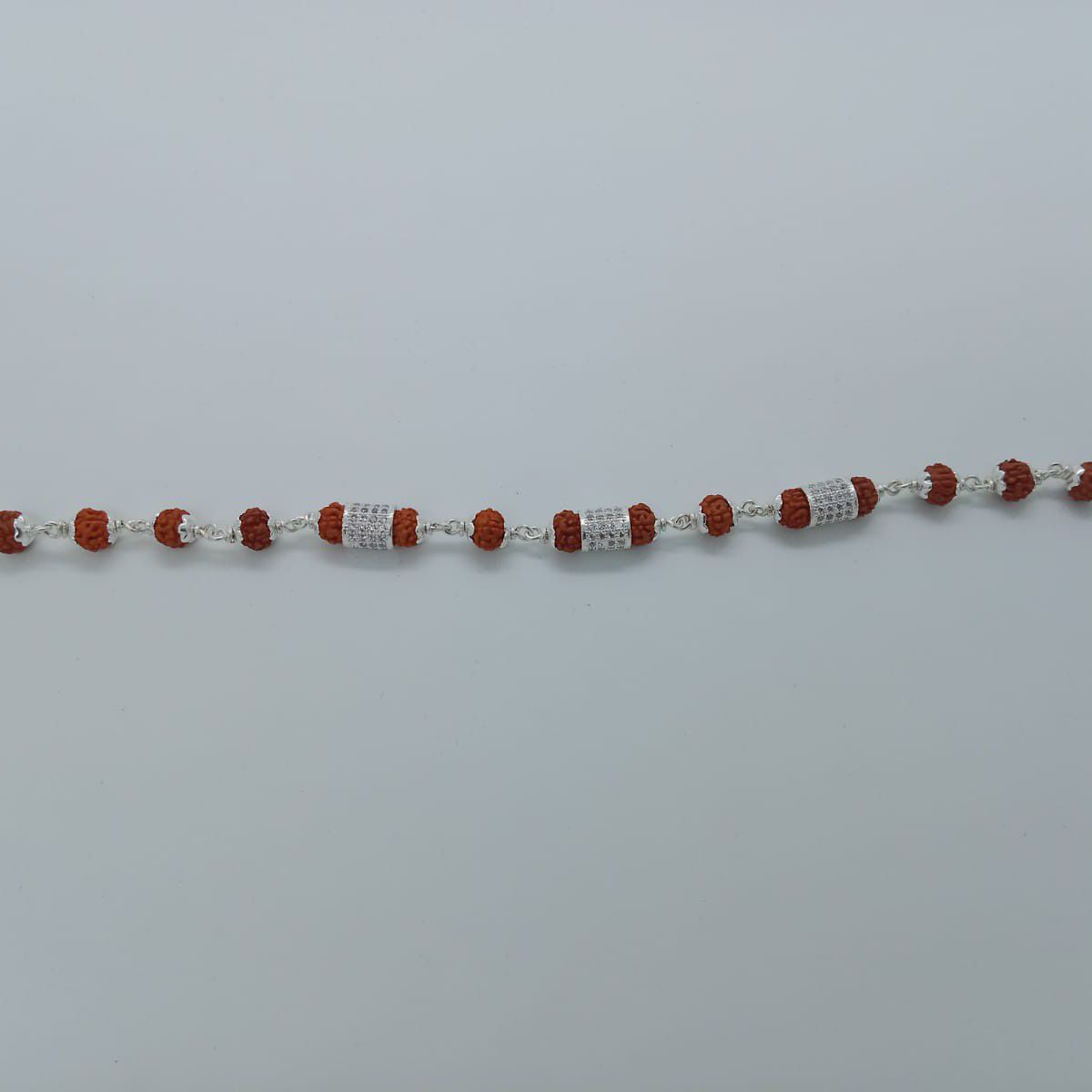 Silver 800 Rudraksha Design Simple