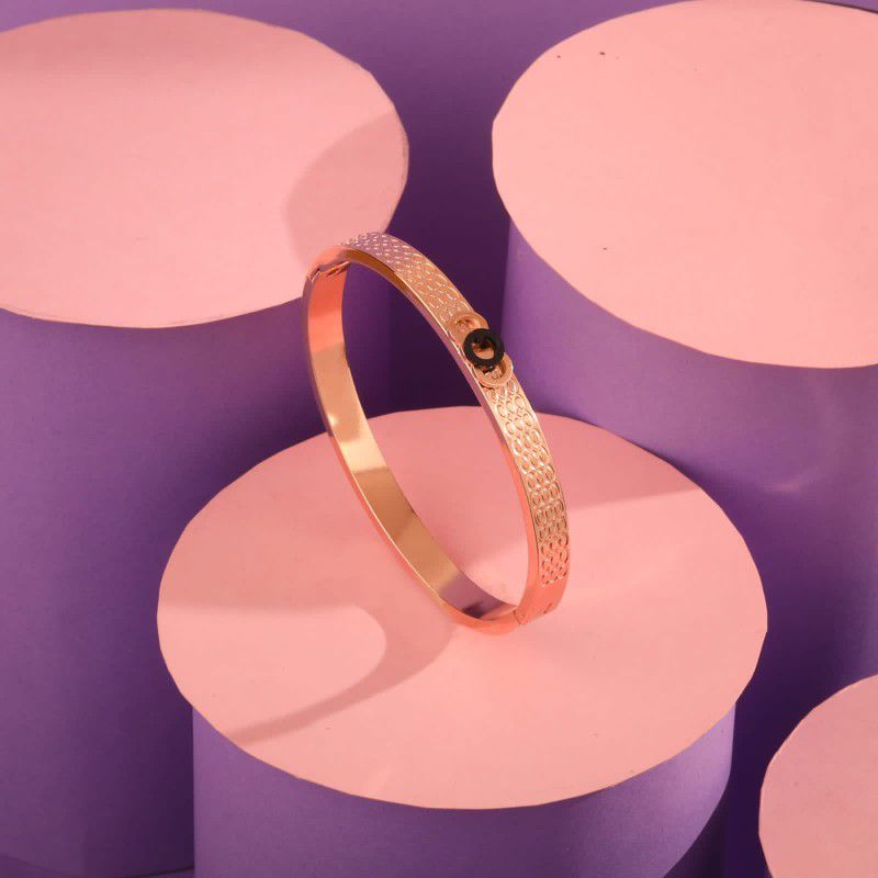 999 gold plated Plain gents kada