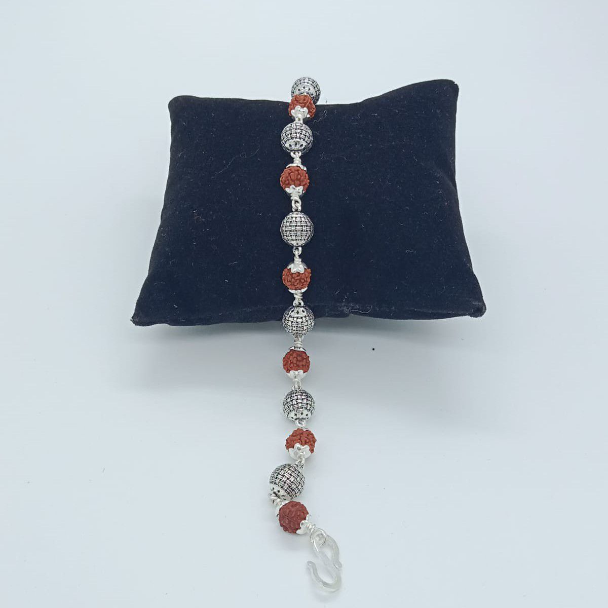 Oxidised Design In Silver 800 Rakhi
