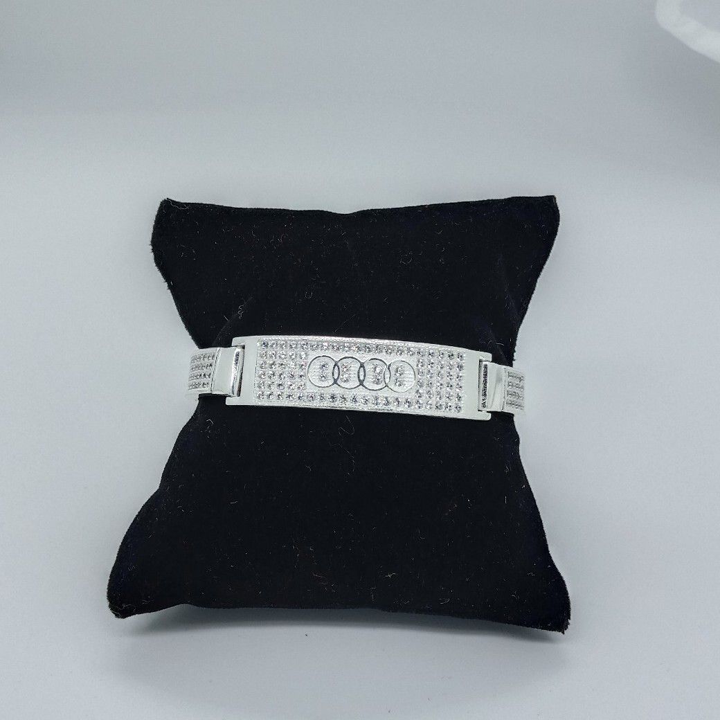 Silver OD Design Fancy Kada
