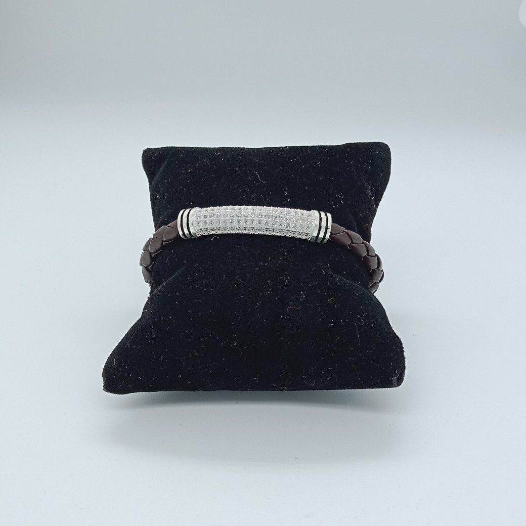 Silver fancy bracelet
