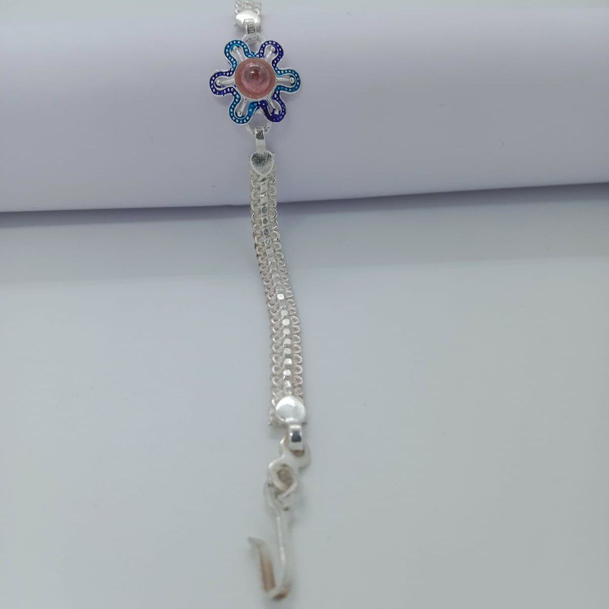 silver fancy rakhi