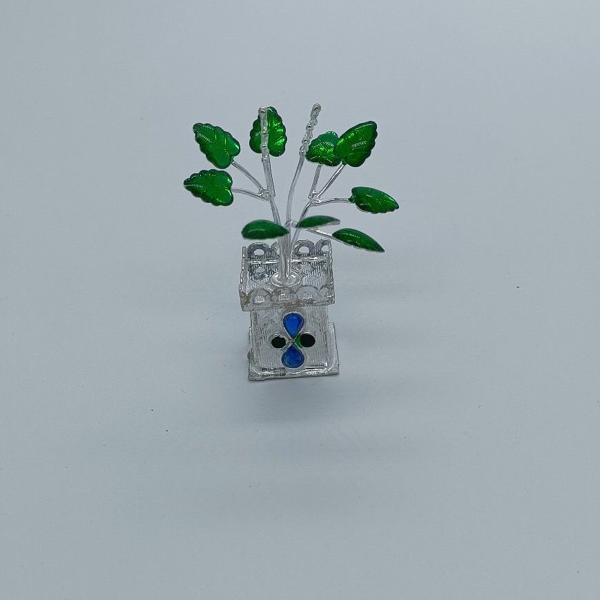 800 silver tulsi pot