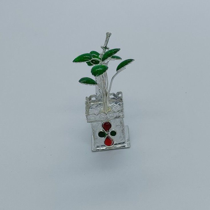 800 silver tulsi pot