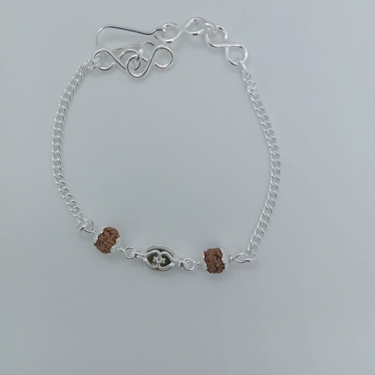 Silver fancy bracelet