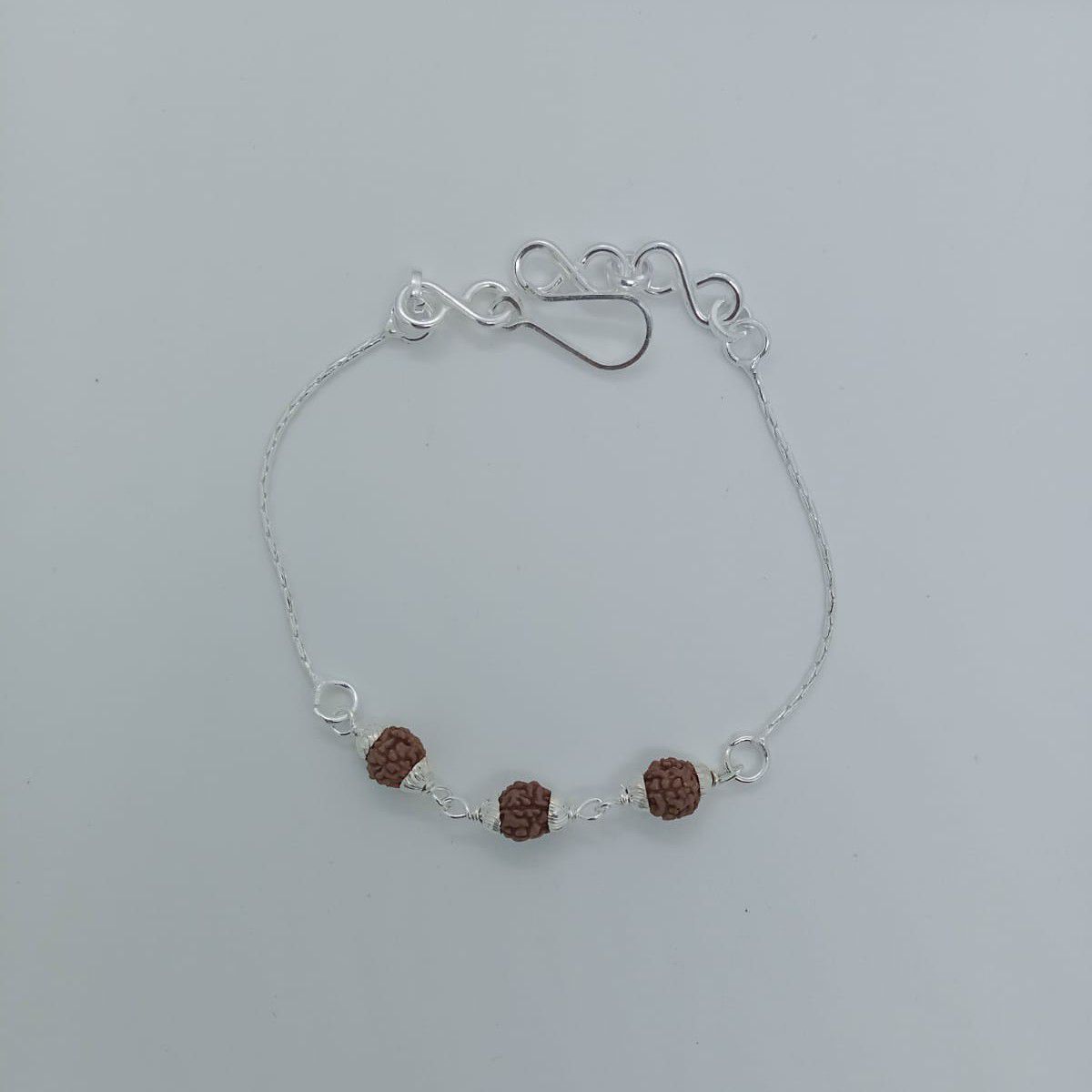 Silver Rudrax Rakhi