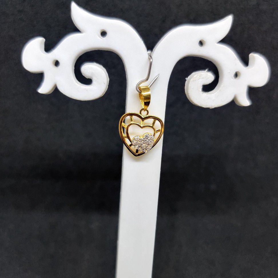 Gold 18c Heart Shape Pendant
