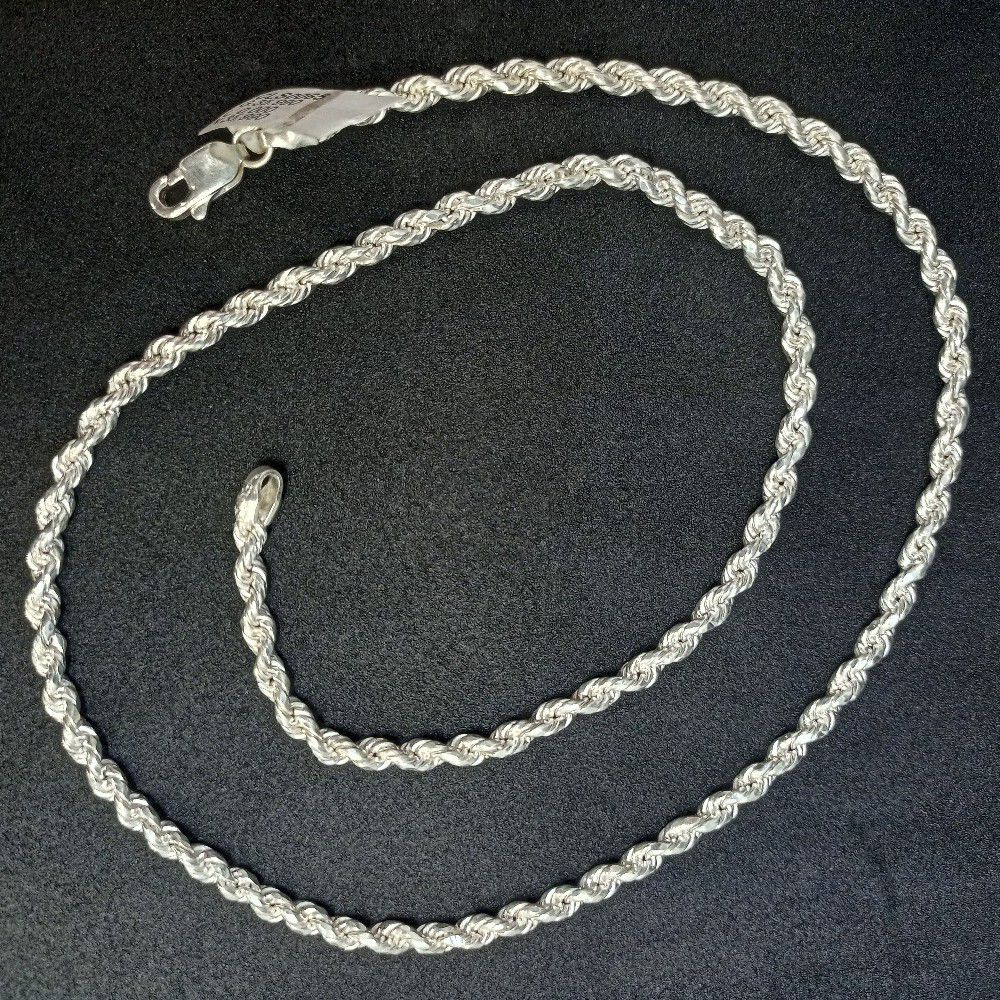Silver Rope Chain Heavy