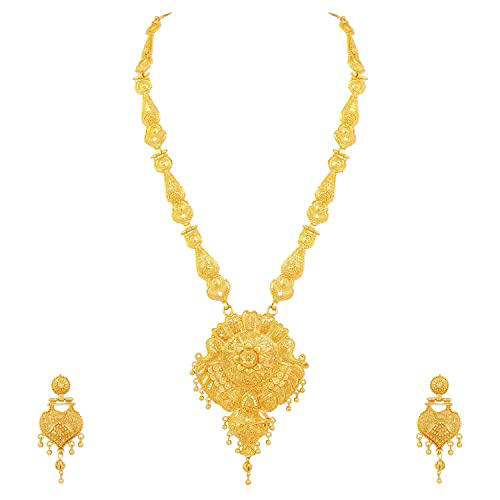 Gold 22 k hallmark necklace set