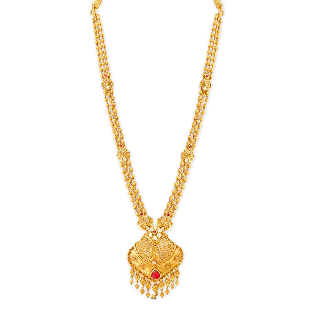 Gold long set 22k hallmark 91.6