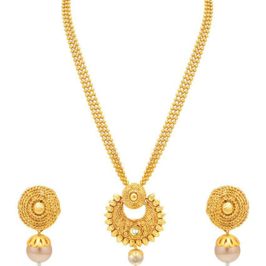 Moti design long set gold